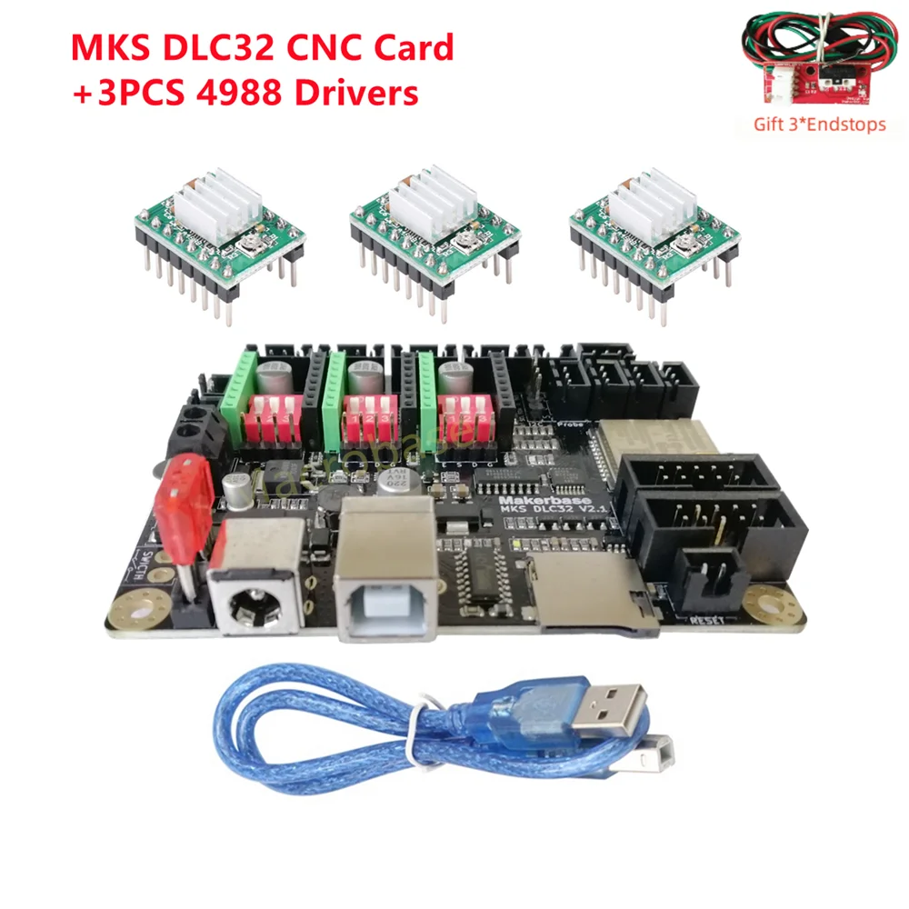 MKS DLC32 v2.1 32 bits GRBL offline controller TS35-R LCD display