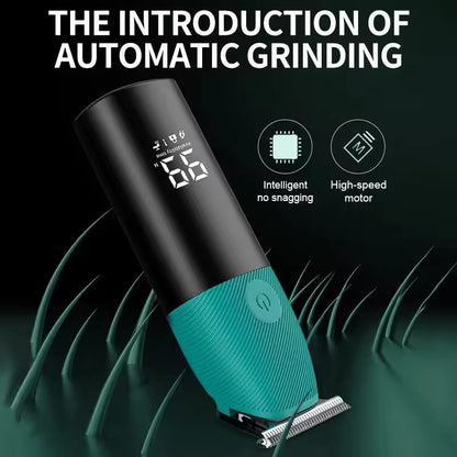 Bald Clipper Haircut Cutter Machine for Men Child T Blade Trimmer Type-c Rechargeable Oil Head Carving Electric