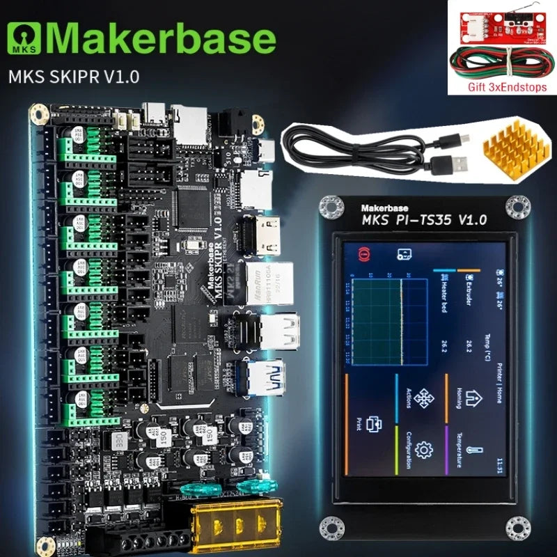 MKS SKIPR motherboard PI-TS35 display EMMC controller