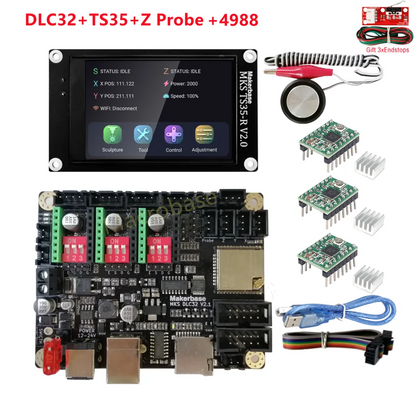 MKS DLC32 v2.1 32 bits GRBL offline controller TS35-R LCD display
