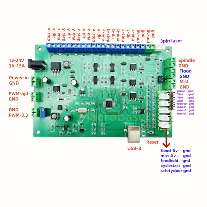 6 axis cnc controller STM32 breakout board