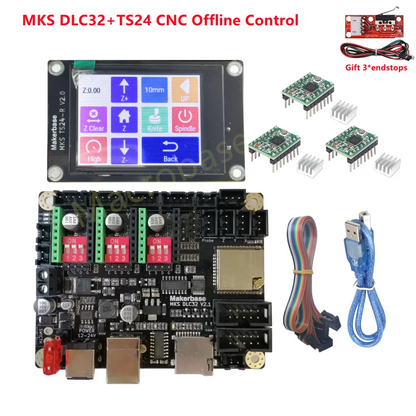 CNC board 32bit controller ESP32 MKS DLC32 offline monitor