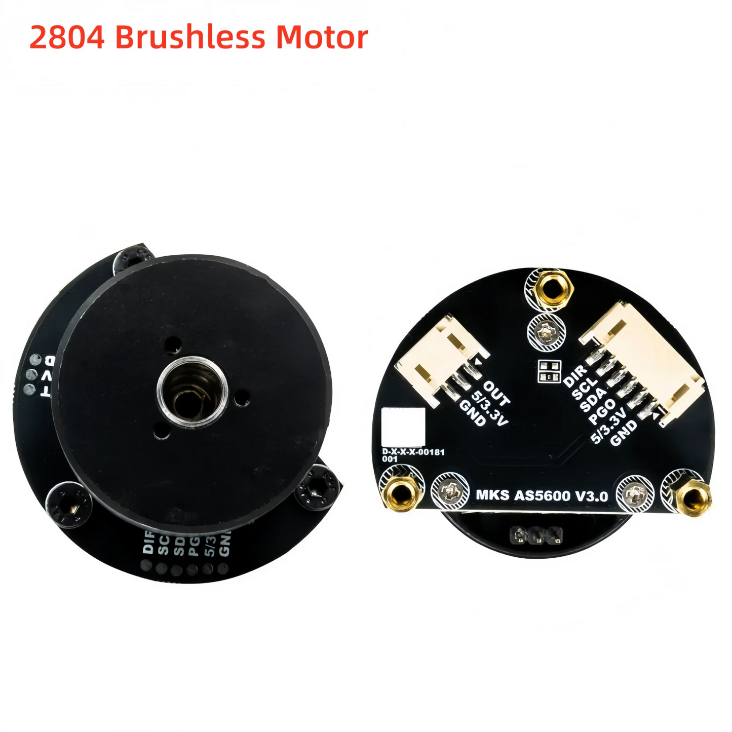 MKS 2804 Brushless motor AS5600 magnetic induction sensor