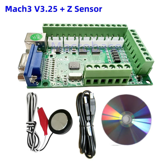 Mach3 V3.25 motion controller 5 axis