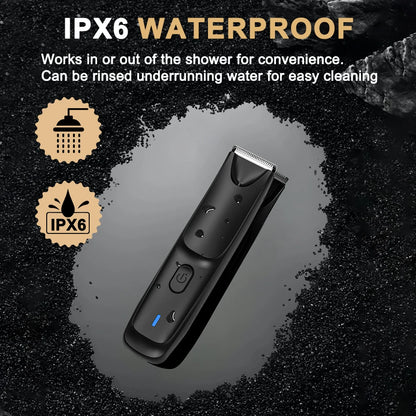Manscape Groin Hair Trimmer Electric Trimmer for Men Waterproof Ball Trimmer for Pubic Body Chest Grooming Kit