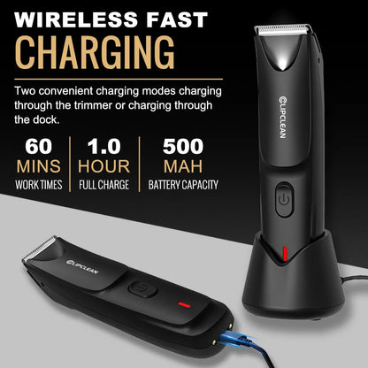 Manscape Groin Hair Trimmer Electric Trimmer for Men Waterproof Ball Trimmer for Pubic Body Chest Grooming Kit