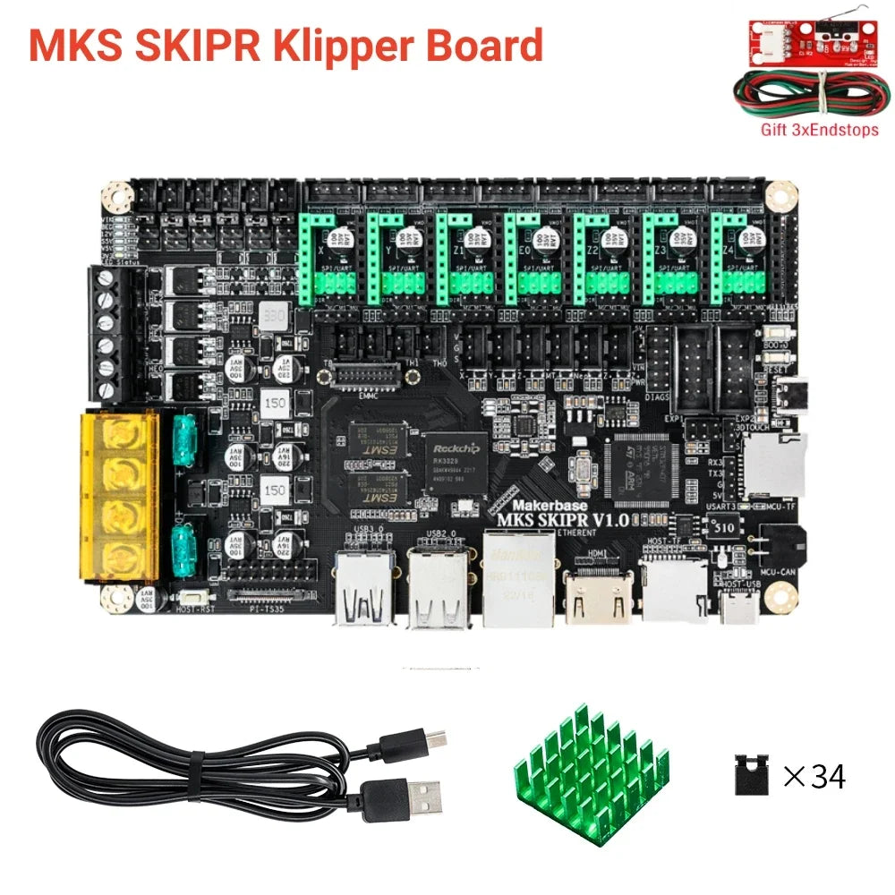 MKS SKIPR motherboard PI-TS35 display EMMC controller