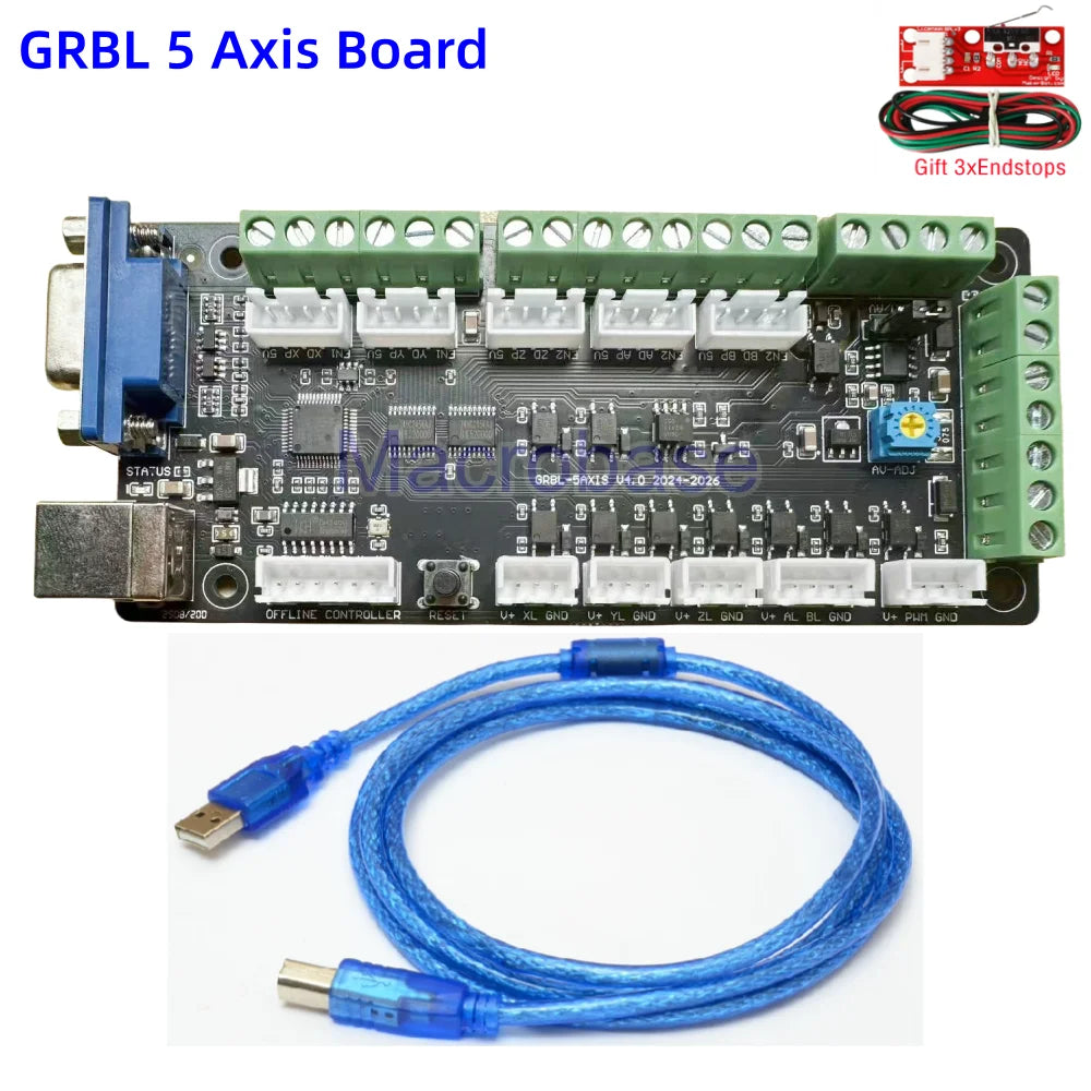 GRBL 5axis controller 32bit ARM cnc shield control card