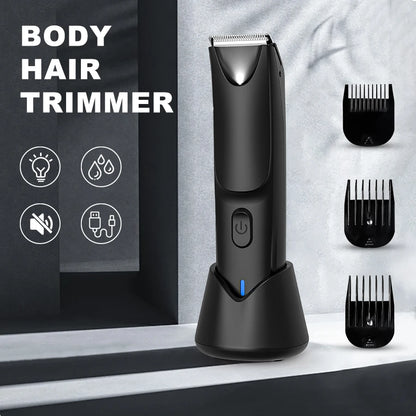 Manscape Groin Hair Trimmer Electric Trimmer for Men Waterproof Ball Trimmer for Pubic Body Chest Grooming Kit